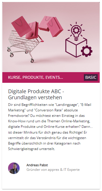 Digitale Produkte ABC